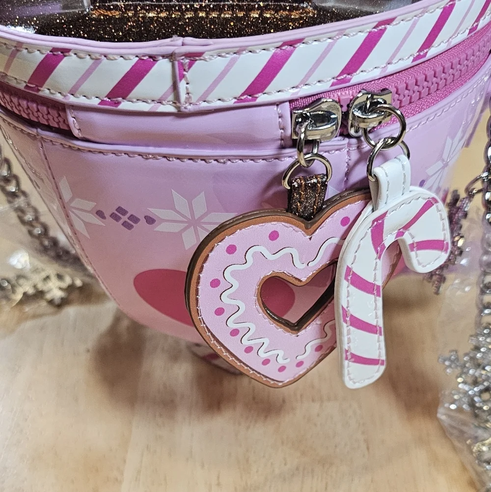 New✨️Heart Teacup Hot Cocoa Purse - Picture 3 of 12